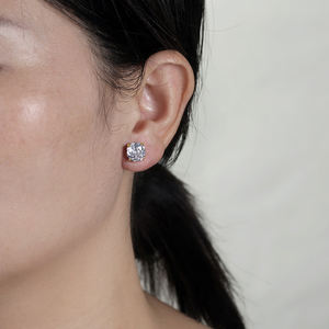 रिन्टिन सी 414 क्लासिक जिरकोनिया स्क्रू बैक इयररिंग्स लक्जरी गहने 925 पुरुषों के लिए स्टर्लिंग चांदी घन ज़िरकोनिया कान स्टड - Product Image 6