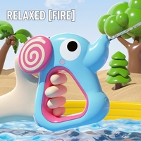 Pistolet à eau HBAOCH avec de grandes oreilles d'animaux, pistolet à eau interactif parent-enfant, jouet d'extérieur pour enfants pour la plage, le bord de mer, la piscine, âges 4-7
