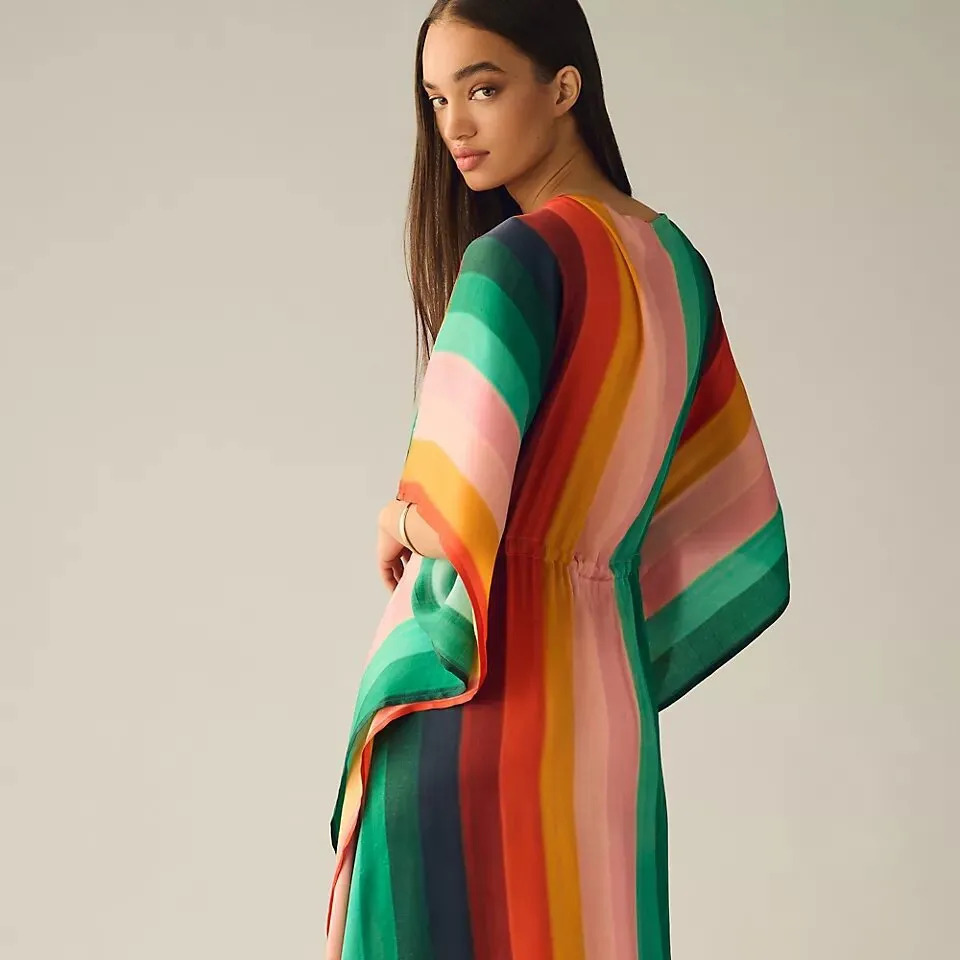 Neueste Trend ing indischen Kleid hochwertige Maxi Kimono plus Größe Abaya Kaftan