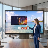 Écran tactile multipoint LCD de 55/65/75/86/98/110 pouces, tableau blanc interactif numérique intelligent pour salle de réunion