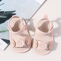 Magnifiques Sandales d'Été pour Bébé Filles en Cuir PU, Motifs Fleuraux