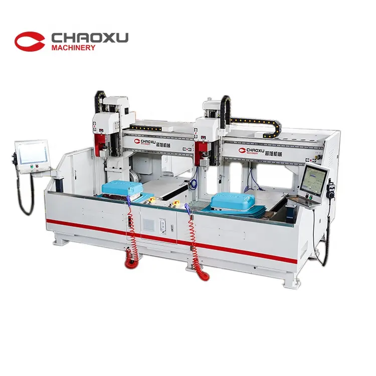 CHAOXU 10 축 CNC 절단기 여행 가방 용 CNC 로봇 기계