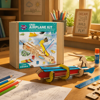 Fabricant de kits d'apprentissage ODM/OEM BIG BANG SCIENCE |   Kit de montage d'avion DIY, ensemble d'activités pratiques d'ingénierie scolaire