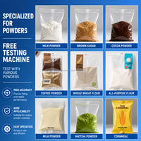 Machine d'emballage automatique de poudre de type vis sans fin fiable avec cadre de sécurité, emballage entièrement automatique de sachets pour diverses poudres alimentaires sèches
