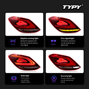 Actualización de luces traseras TYPY para Mercedes-Benz Clase C W205 2015-2021 a luces LED de circulación diurna y direccionales secuenciales - Product Image 3