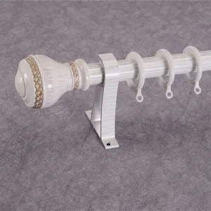 Factory Direct Pu Printing Process Curtain Rod End Caps Curtain Rod Pole