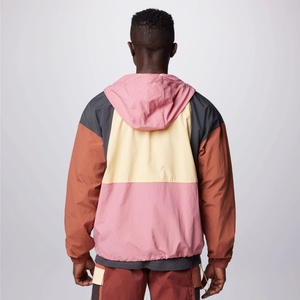 Custom Print Nylon Zip Windproof Track Pullover Windbreaker <b>Jacket</b> <b>Lightweight</b> Vintage 90s Retro Outdoor Running Design Thin - Product Image 2