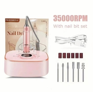 Fresa Elettrica per Unghie Rosa Personalizzata di Alta Qualità con Design Ergonomico e Coppia Elevata 36W 35000rpm - Product Image 5