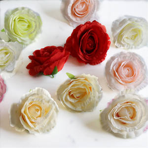 Cabeza de flor artificial falsa de seda rosa de 8 cm <span class=keywords><strong>para</strong></span> decoración centro de mesa de flores DIY - Product Image 2