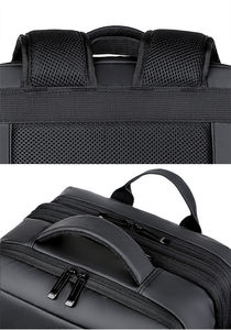 Custom Expandable Usb Port Men <b>Waterproof</b> Computer Laptop Business Travel <b>Backpack</b> - Product Image 2