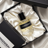 Bouteille de parfum vide en verre transparent cylindrique à sertir, 30ml, 50ml, 100ml, avec étiquette adhésive, vente en gros, faible MOQ, prix abordable