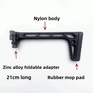 Mini Sijun MCX Rear Stock MPXuzi Nylon Folding Butty <span class=keywords><strong>SIG</strong></span> 20mm Stock Rail-compatible Spacer Applicabilità Illimitata Cina - Product Image 3