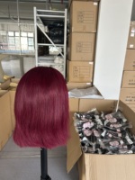 Fournisseur de cheveux humains vierges vietnamiens à prix avantageux, perruque en gros, tresses bohèmes, dentelle vierge 4*4, cheveux en vrac