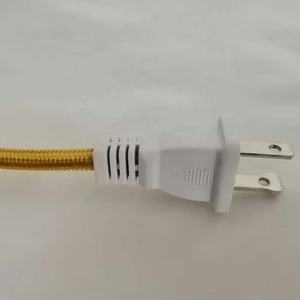 Lampe lanterne suspendue 18AWG enfichable Kit de cordon de lumière suspendu Câble d'éclairage tressé Fil recouvert de tissu Cordon d'alimentation - Product Image 5