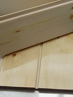 Panneau mural et de plafond rectangulaire en bois massif de pin, sans peinture, pour sauna, intérieur, loft et maison en bois