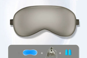 Masque pour les yeux <span class=keywords><strong>de</strong></span> repos <span class=keywords><strong>de</strong></span> <span class=keywords><strong>midi</strong></span> <span class=keywords><strong>de</strong></span> luxe Sangle élastique bloquant le <span class=keywords><strong>soleil</strong></span> et sensation <span class=keywords><strong>de</strong></span> fraîcheur incassable avec conception d'étanchéité réglable - Product Image 4