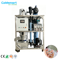 Machine à glaçons industrielle Coldsmart de 1 tonne à économie d'énergie avec compresseur Copeland/Invotech et réfrigérant R404A