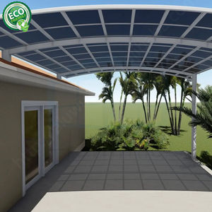 หลังคาโพลีคาร์บอเนตโรงจอดรถมีโครงอลูมิเนียมคานรับน้ำหนักด้วยหิมะและน้ำฝนสูง - Product Image 3