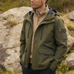 Veste imperméable pour <span class=keywords><strong>homme</strong></span> de taille standard ISO, légère, de haute qualité, durable, 3 en 1, pour le camping et les voyages - Product Image 1