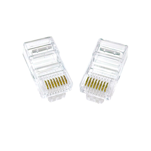 Conector <span class=keywords><strong>RJ45</strong></span> de 8 Pines para Red LAN, Conector de Pasante 8P8C Cat5e Cat 5 <span class=keywords><strong>UTP</strong></span> - Product Image 2