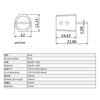 Scellés de sécurité fabriqués en Chine Twister Seal Wire pour les compteurs d'eau électriques à gaz Tamper-Evident Meter Seal