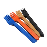Ensembles de couverts jetables personnalisés de compagnie aérienne pour dîner de restaurant portable écologique