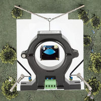Acrel JKA-S Sensor Arus Hall Fase Tunggal Output 80-260V Diameter 20mm. Meteran Energi Kelas 1 Akurasi Tinggi 0-999kWh Pemasangan Mudah