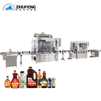 Ligne d'emballage automatique de capsulage et d'étiquetage de sirop d'érable 500ml-5L