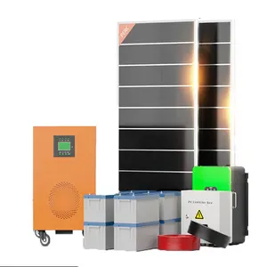 Diseño novedoso moderno Buen precio Ae Panel solar Envío gratis 10kw híbrido fuera de la red sistema de energía solar Kit de energía solar