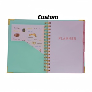 Impresión de logotipo personalizable 2024-2025 A5 espiral Goal Life diario planificadores caja de embalaje - Product Image 4