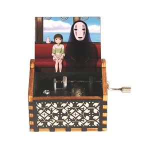 Carillon Natalizio a Cartoni Animati 2025 in Legno You're My Sunshine Cassa Musicale in Legno con Altoparlante e Incisione Laser - Product Image 2