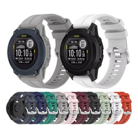 Bracelets de montre intelligente en silicone de haute qualité, boucle papillon à dégagement rapide de 22 mm, boucle sport, pour Garmin Descent G1 Forerunner