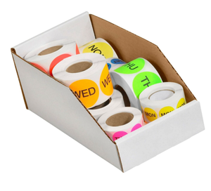 Customized Corrugated Cardboard Inventory Stackable Open Top Storage Box& bins