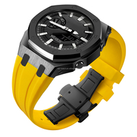 Boîtier de montre en acier inoxydable 316 avec bracelet en silicone Ga 2100 pour Oak G Shock Ga2100