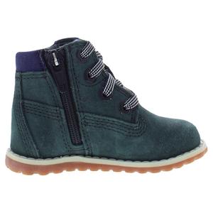 Botas Timberland Pokey Pine Mid Lace de Gamuza para Bebés y Niños Pequeños, Color Verde Oscuro - Product Image 2