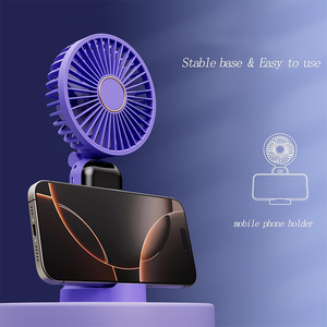 USB sạc có thể gập lại tiện dụng fan hâm mộ 1200mAh lên đến 5000mAh + tùy chỉnh pin xách tay mini yên tĩnh gấp cầm tay fan hâm mộ - Product Image 5
