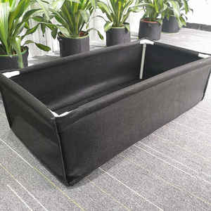 Plantador de cama de cultivo tejido rectangular, camas de jardín elevadas impermeables con tubería de <span class=keywords><strong>PVC</strong></span> y red de enrejado - Product Image 2