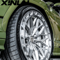 XINLCustom roues forgées concaves profondes personnalisées 5x114.3 roue de voiture de tourisme argentée légère de haute qualité pour Benz Adui