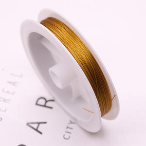 Tono argento perline filo 0.3/0.35/0.45/0.5/0.6mm rivestito filo di acciaio inossidabile coda di tigre per la creazione di gioielli - Product Image 5