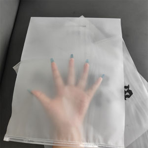 ถุงซิปล็อคพลาสติกย่อยสลายได้แบบด้าน/ขุ่น สำหรับเสื้อยืด ชุดว่ายน้ำ พร้อมโลโก้ - Product Image 2