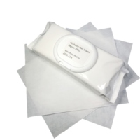 Usine En Gros Blanc Rouleau D'eau Rinçable Airlaid Spunlace Tissu Non Tissé Papier Toilette pour Lingettes Humides