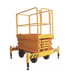 Plataforma elevadora de aleación de aluminio a prueba de explosiones Plataforma de trabajo aéreo eléctrico para sistema hidráulico de elevación de carga - Product Image 6