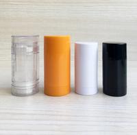 Cosmétiques – Contenant vide transparent rond pour déodorant en gel 30ml 50ml 75ml 15g – Tube torsadé à remplissage par le bas – Vente en gros