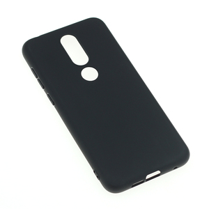 Fabricante al por mayor mate TPU casos suave esmerilado contraportada funda de silicona para teléfono móvil para <span class=keywords><strong>Nokia</strong></span> 6,1 Plus negro - Product Image 3