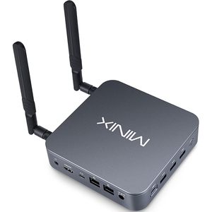 Minix คอมพิวเตอร์ตั้งโต๊ะขนาดเล็ก NEO J51-C8 MAX 8GB/512GB M.2 PCIe NVMe SSD Windows 11 Pro 32GB RAM 64GB อะลูมิเนียม/Wi-Fi6/2.5GB แบบคู่ - Product Image 2