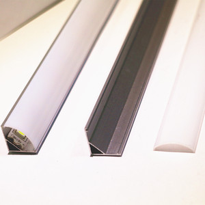 Profilé en aluminium encastré pour éclairage LED sur rail, bande LED SMD 2835, éclairage LED de plafond - Product Image 5