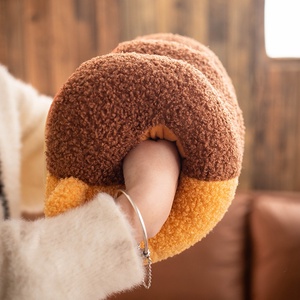 Coussin de siège de chaise de bureau, design pain, oreiller en peluche, chauffe-mains - Product Image 5