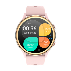 K53 popolare <span class=keywords><strong>donna</strong></span> <span class=keywords><strong>SmartWatch</strong></span> farmaco promemoria per il monitoraggio della salute delle donne rotondo Smart Watch con cinturini - Product Image 6