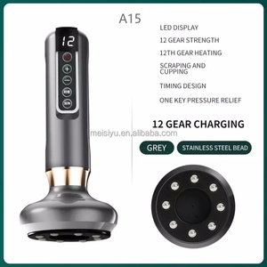 Body Gua Sha Set Led Display <b>Back</b> Guasha Therapy Massage Device Smart Electric Vacuum Cupping Cups Massager - Product Image 2