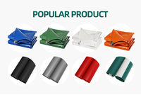 Lona de PVC Reforzada con Ripstop para Carpas de Exterior, Tela Impermeable de Doble Cara, Rollos de Lona de PVC de 350-900 g/m²